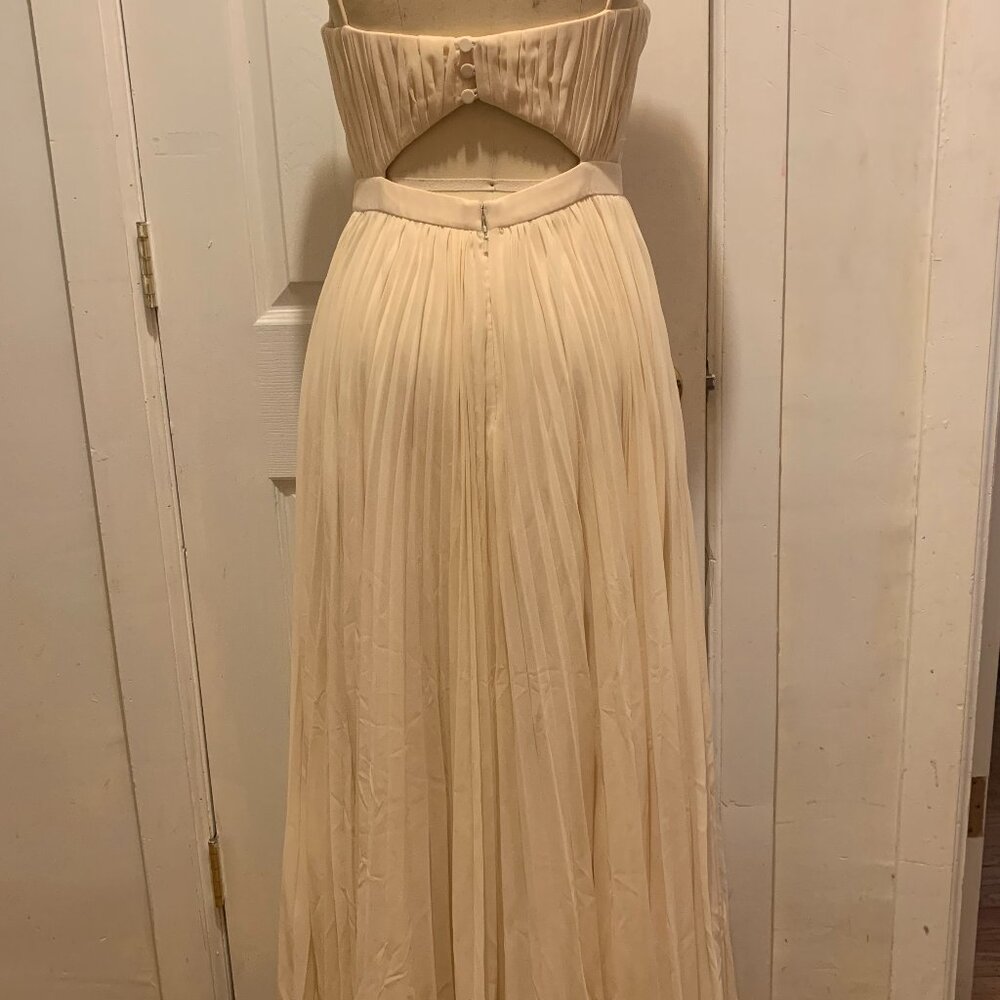 La Femme maxi chiffon dress.